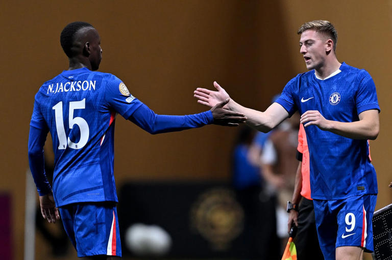 Delap was introduced for his Chelsea debut against LAFC (Photo Credit: Chelsea Media)