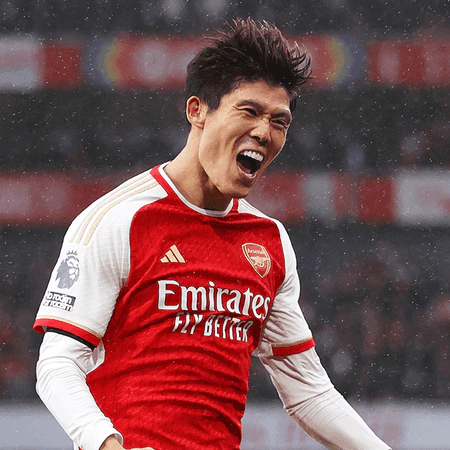 Takehiro Tomiyasu. (Photo Credit: Arsenal Media).