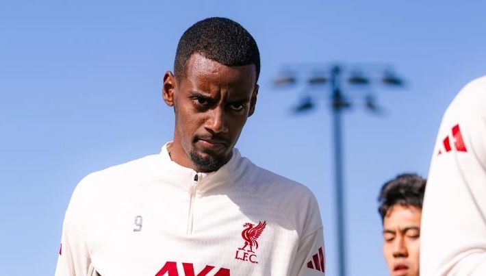 Alexander Isak. Photo credit (Liverpool media)