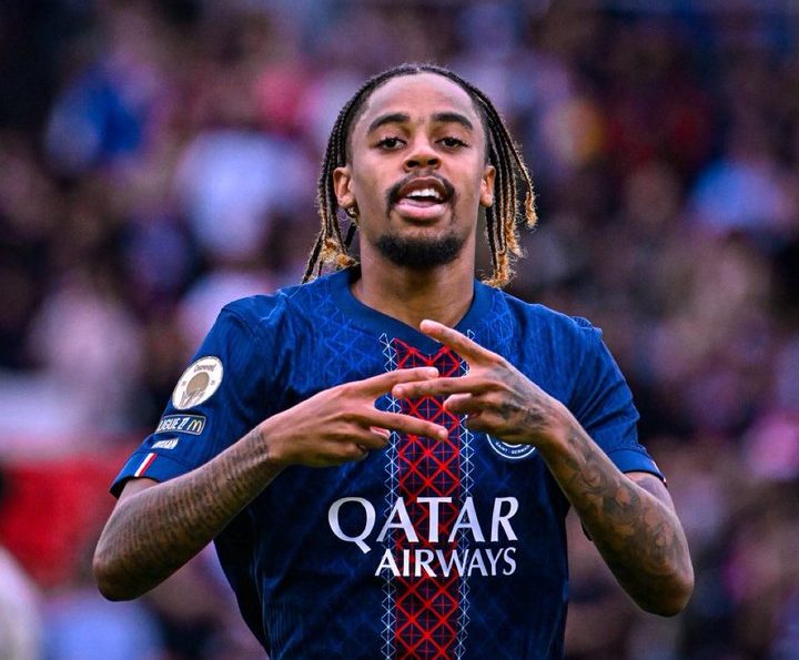Bradley Barcola of Paris Saint-Germain (Photo Credit: PSG via X)