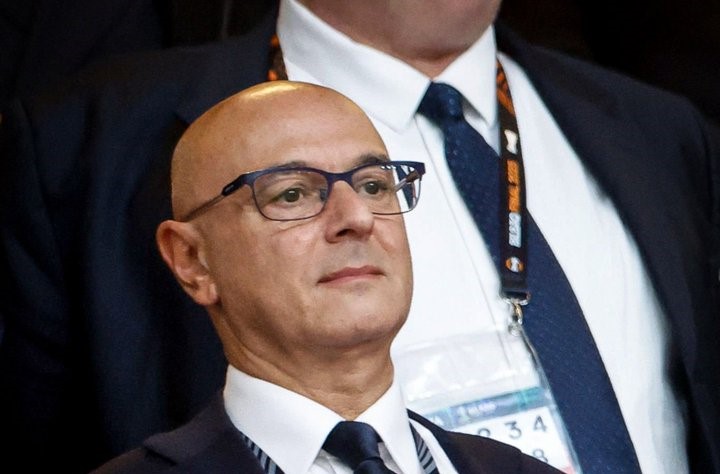 Tottenham former boss Daniel Levy (Credit: Fabrizio Romano on X)