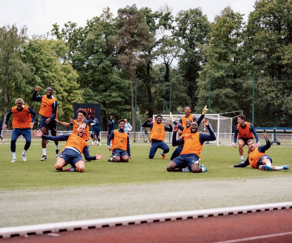 France NT players in training (Photo Credit: France NT via X)