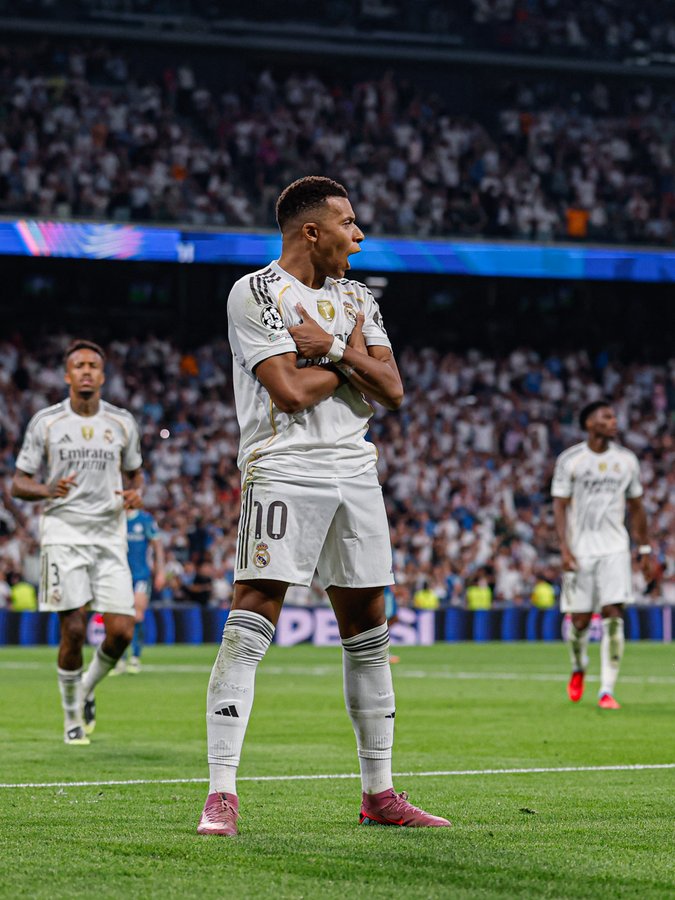 Kylian Mbappe of Real Madrid (Photo Credit: Madrid via X)