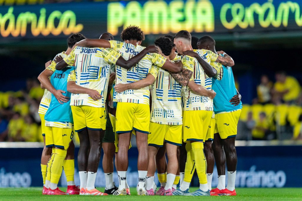 Villareal players during the match against Athletic Bibao (Photo Credit: Marcelino Garcia X handle)