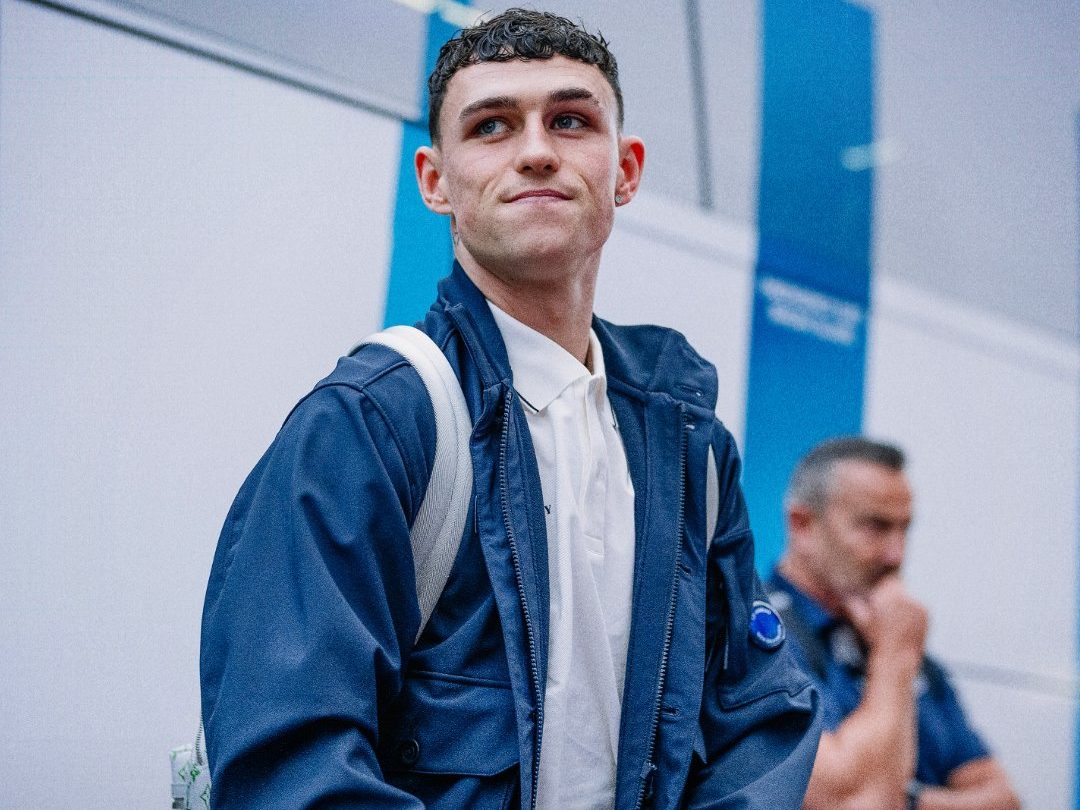 Phil Foden leads Manchester City attack this evening against Huddersfield. (Credit: @ManCity on X).