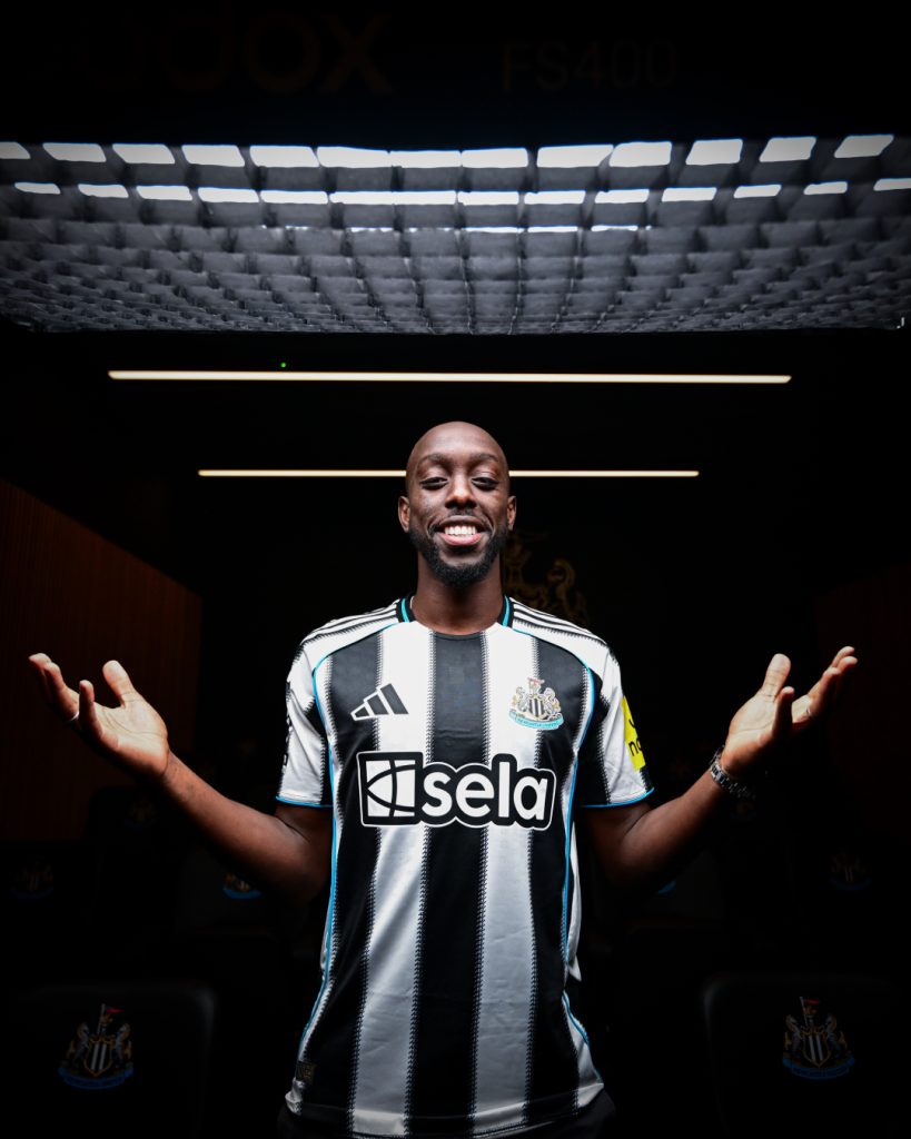 Yoane Wissa ( Photo credit: nEWCastle united  X handle)