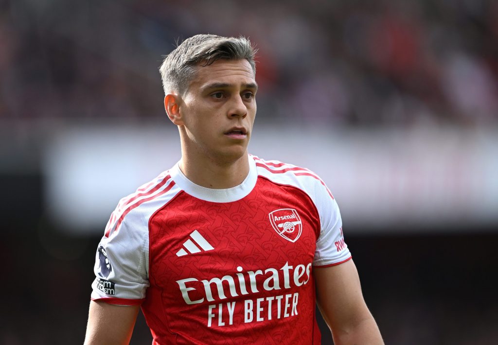 Arsenal forward Leandro Trossard