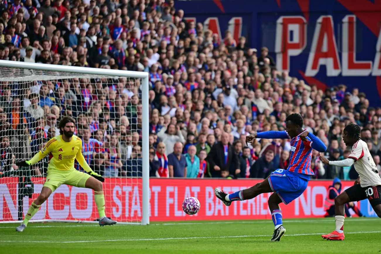 Eddie Nketiah scored a late minute goal to extend the unbeaten run of the Eagles. (Photo Credit: Crystal Palace media)