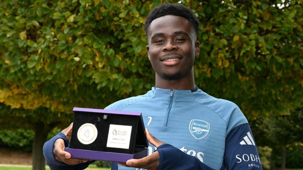 Bukayo Saka. Photo Credit: Arsenal Media.