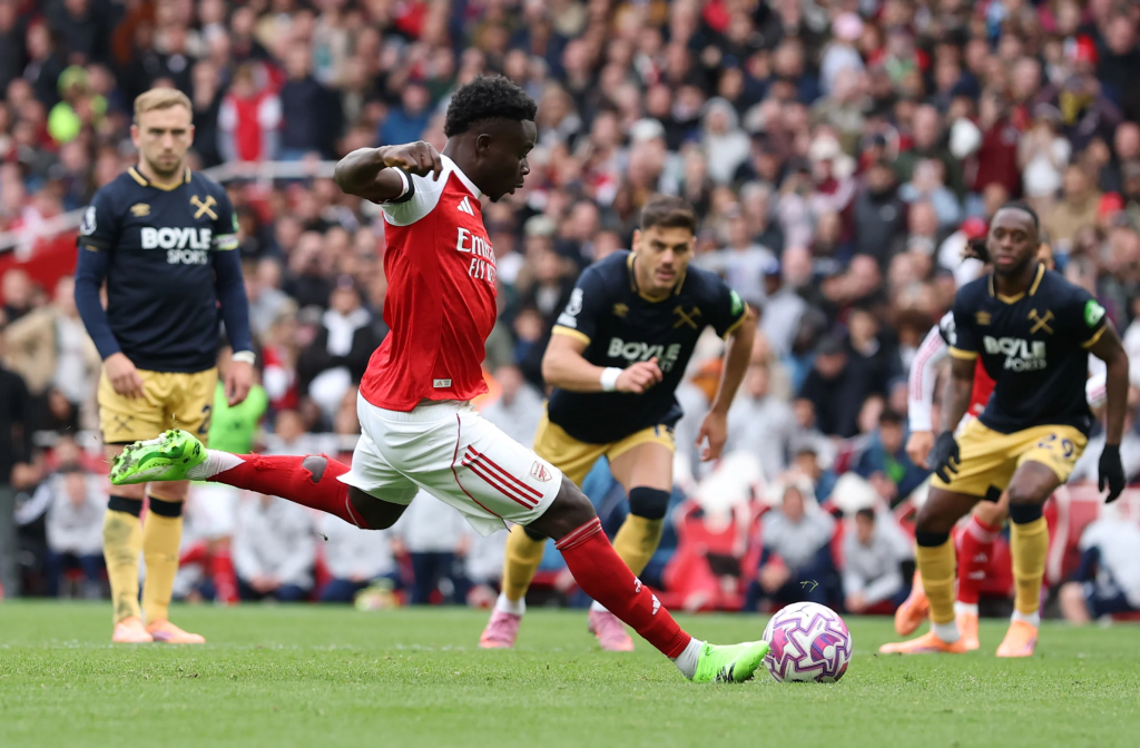 Bukayo Saka (Photo Credit: Arsenal website)