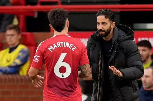 Ruben Amorim and Lisandro Martinez (Photo Credit: Manchester united website)