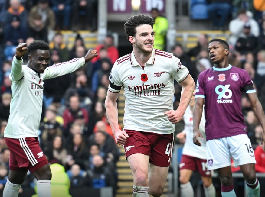 Declan Rice. Photo Credit: Arsenal Media.