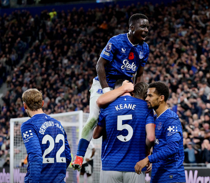 Everton players (Photo Credit: Everton via X)