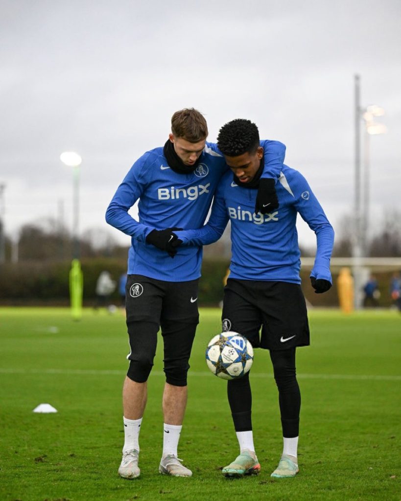 Cole Palmer and Estevao (Photo Credit: Chelsea Media)