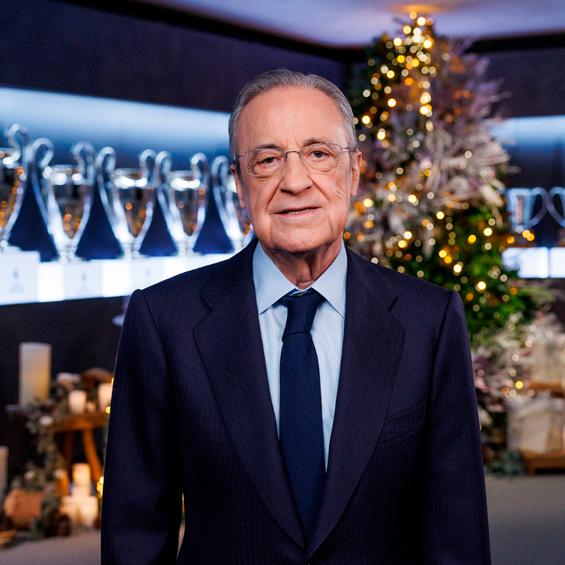 Real Madrid president Florentino Pérez (Photo Credit: Real Madrid via X)