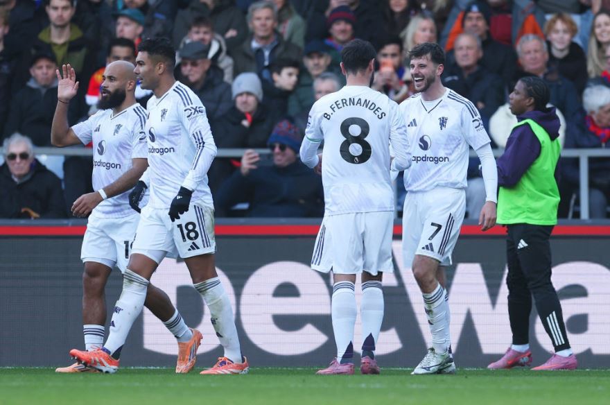 Manchester United players. (Photo Credit: Manchester United Media).