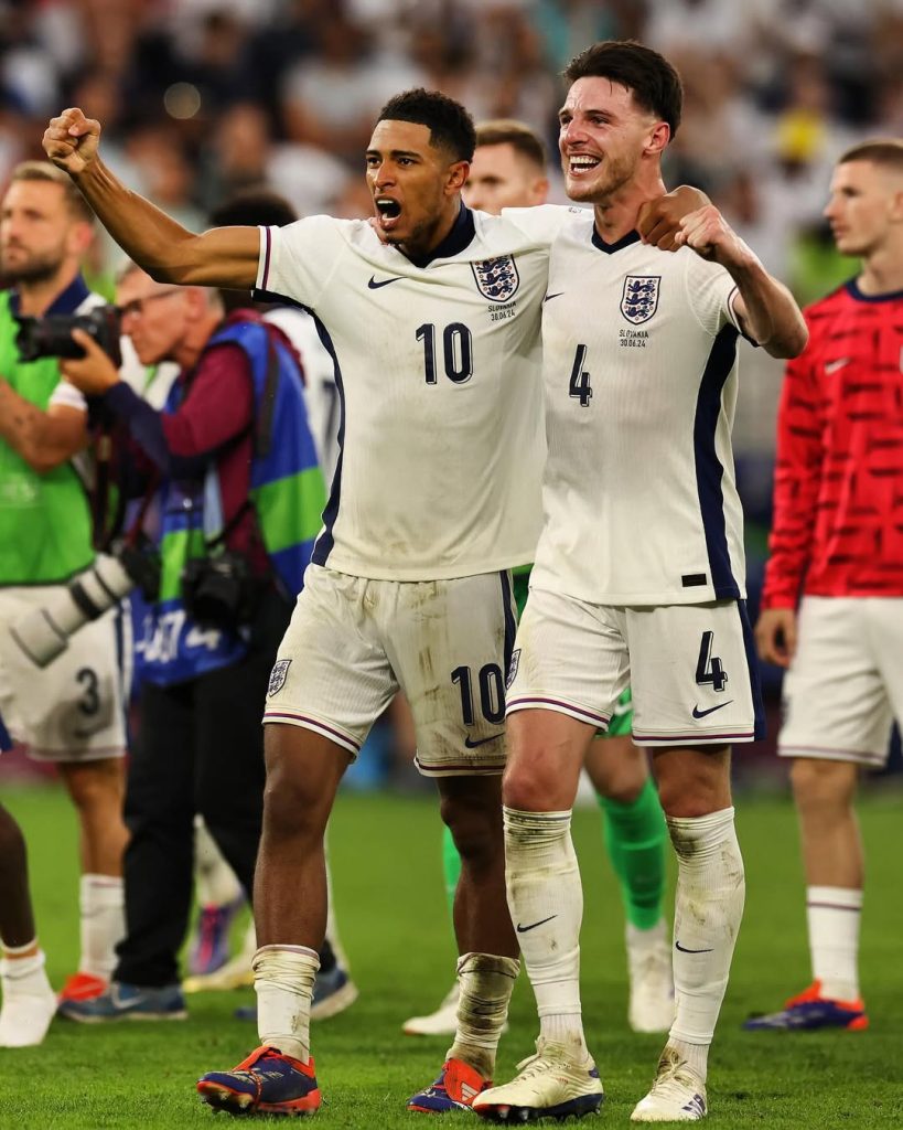 Jude Bellingham and Declan Rice (Photo Credit: Declan Rice via Instagram)