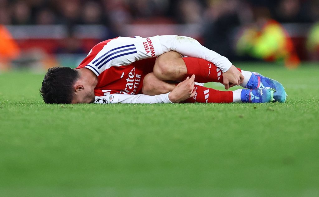 Injured Kai Havertz (Photo Credit: Premier League website)