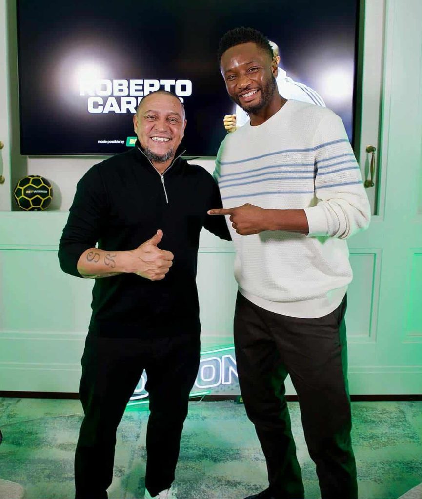Roberto and Mikel Obi (Photo Credit: The Obi One Podcast via X)