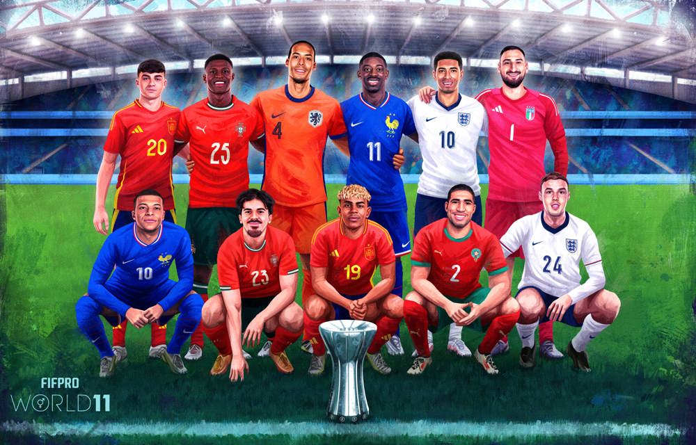 FIFPRO World XI 2025 winners (Photo Credit: FIFPRO website)