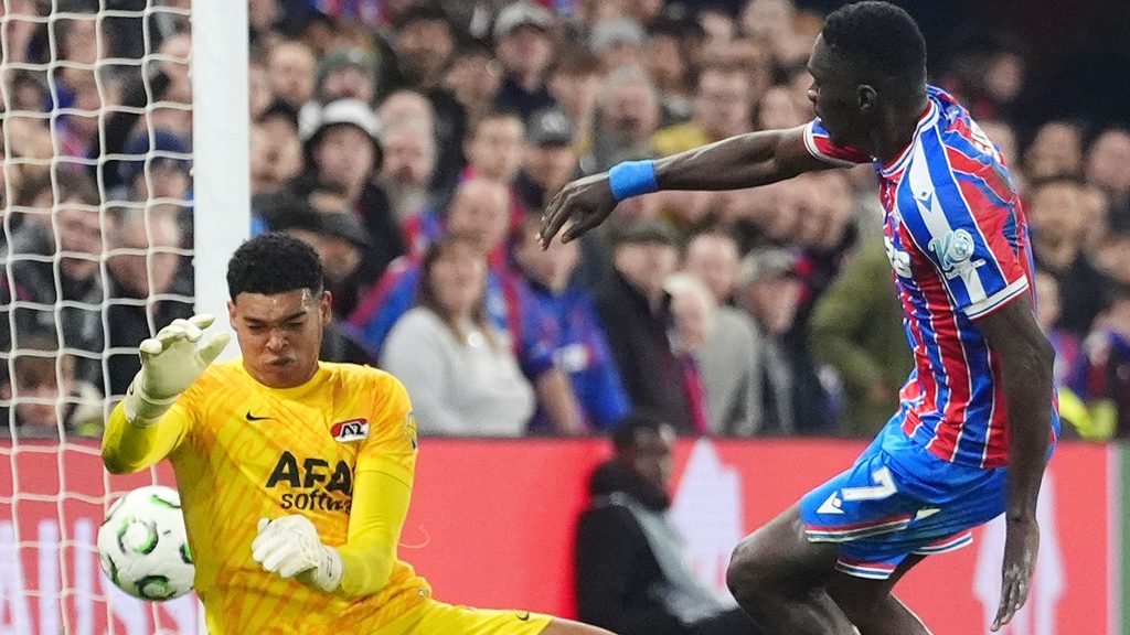 Sarr has now scored eight goals in all competitions this term (Photo Credit: Crystal Palace - X)