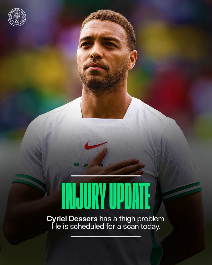 Cyriel Dessers. (Photo Credit: Super Eagles Media).