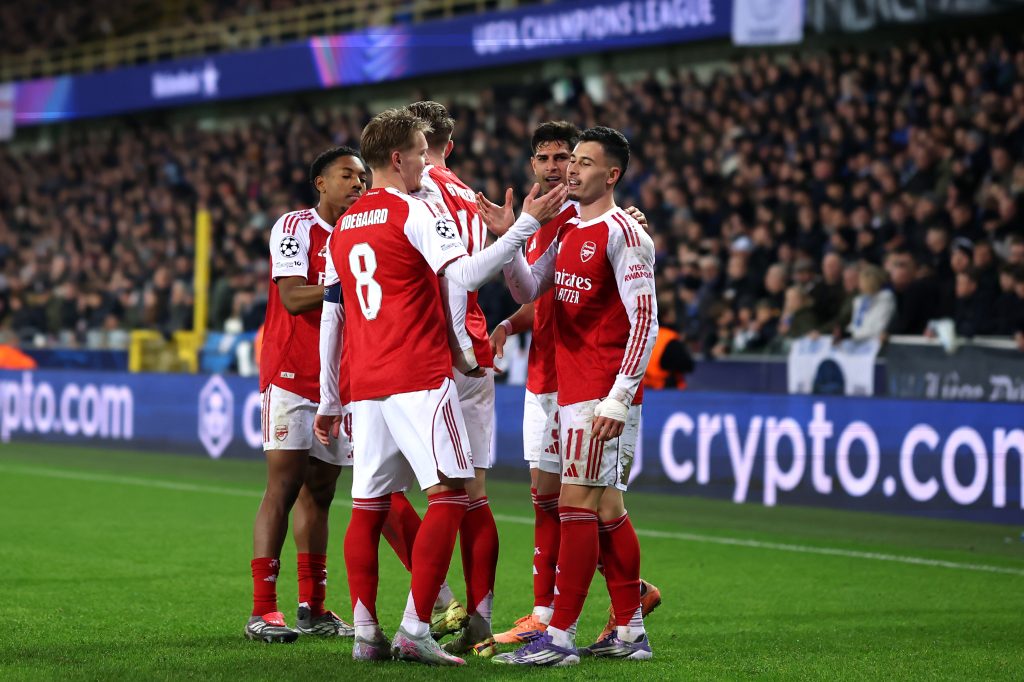 Arsenal players (Photo Credit: Arsenal via X)