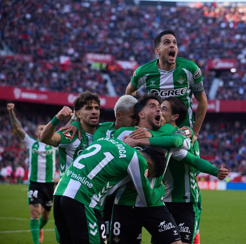Real Betis players (Photo Credit: Real Betis via X)