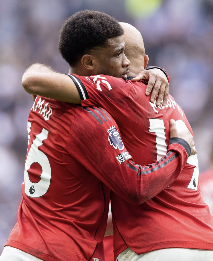Amad Diallo and Bryan Mbeumo (Photo Credit: Manchester United Media Via X)