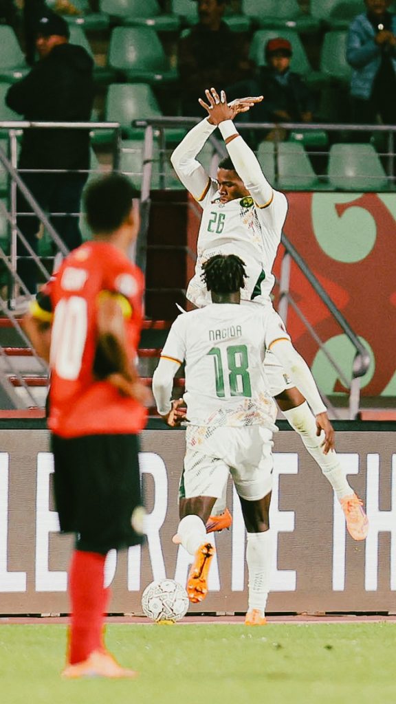 Cameroon Players Celebrating (Photo Credit: CAF Via X)