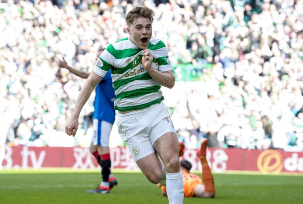  James Forrest . (Photo Credit: Celtic Media).