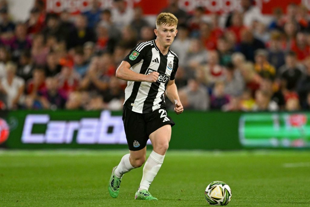 Lewis Hall. (Photo Credit: Newcastle United Media).