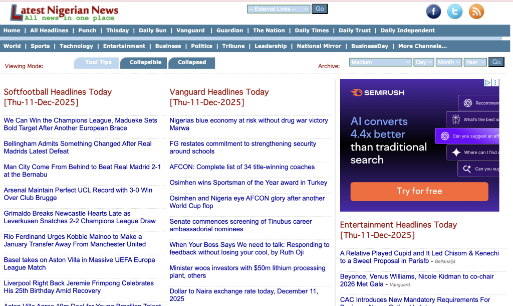 Softfootball Partners with LatestNigerianNews to Expand News Reach - Photo Credit : Softfootball Media