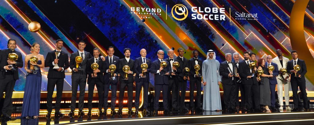 Winners at the 2025 Globe Soccer Awards in Dubai - Photo Credit : Globesoccer, Official Website 