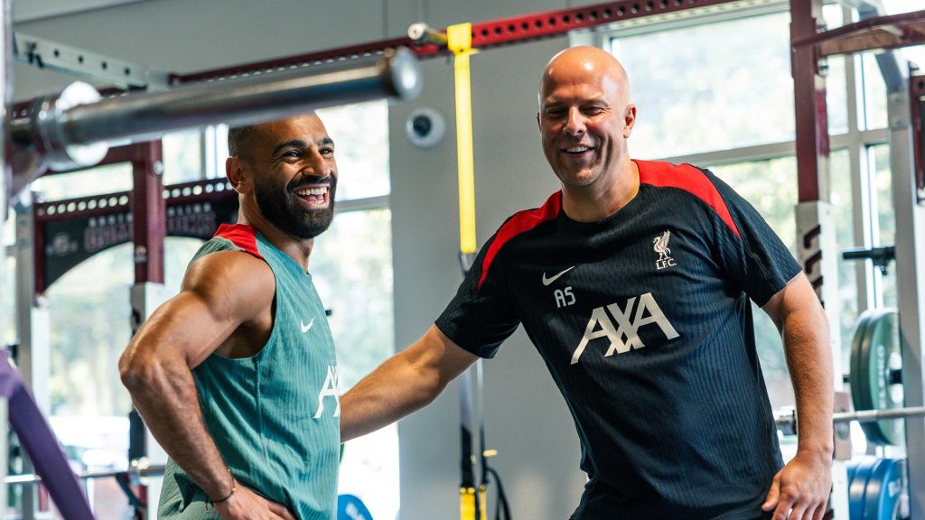 Mohammed Salah and Arne Slot (Photo Credit: Liverpool via X)