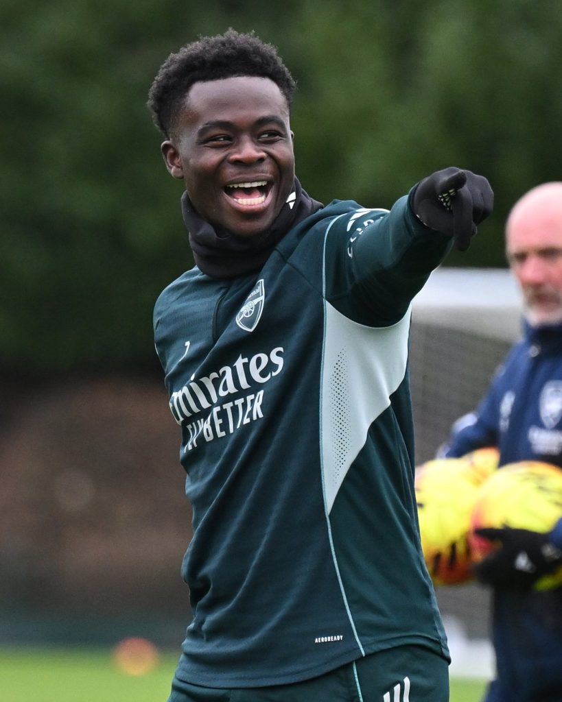 Bukola Saka (Photo Credit: Arsenal Via X)