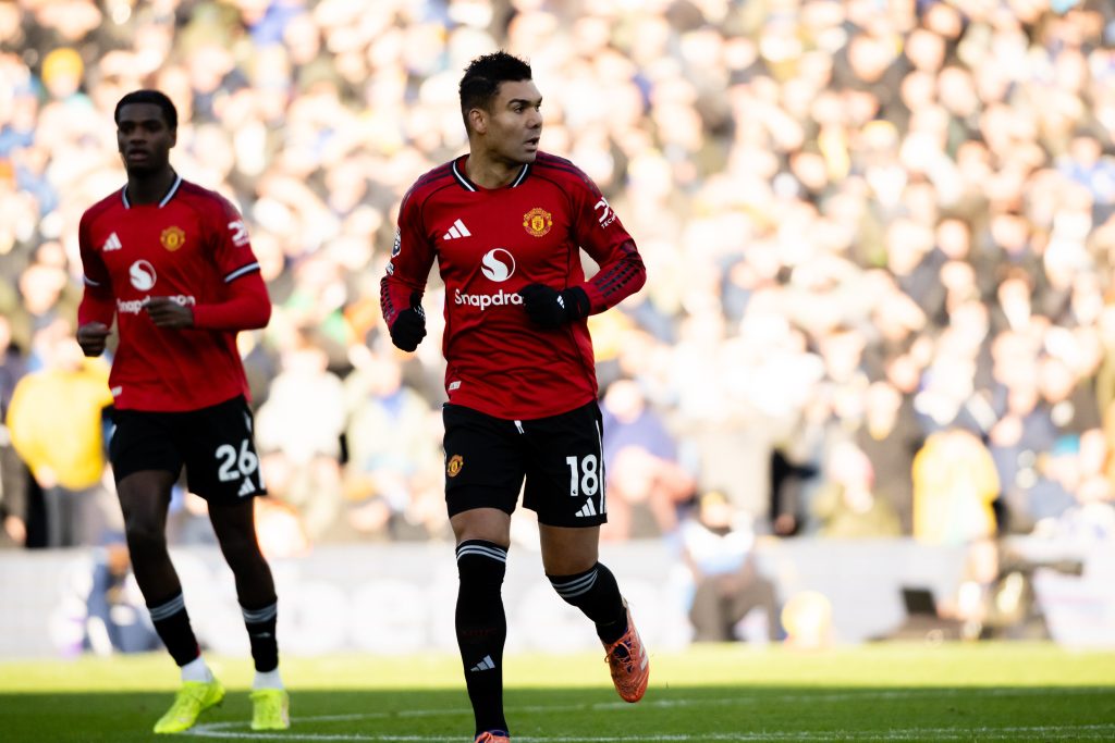Casemiro. (Photo Credit: Manchester United Media).