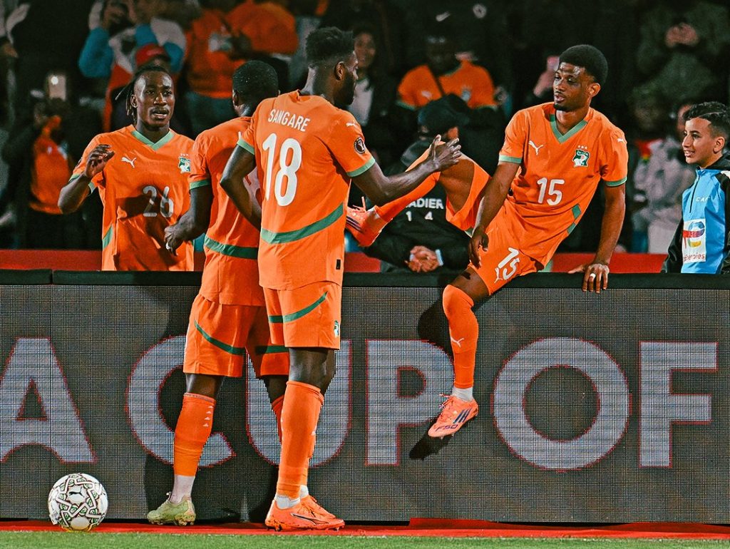 Ivory Coast players (Photo Credit: CAF Online via X)