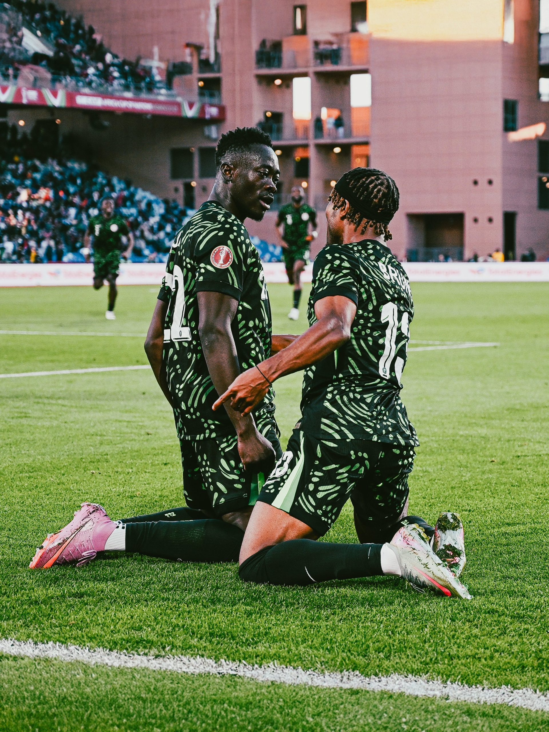 Bruno Onyemaechi and Akor Adams (Photo Credit: CAF Online via X)