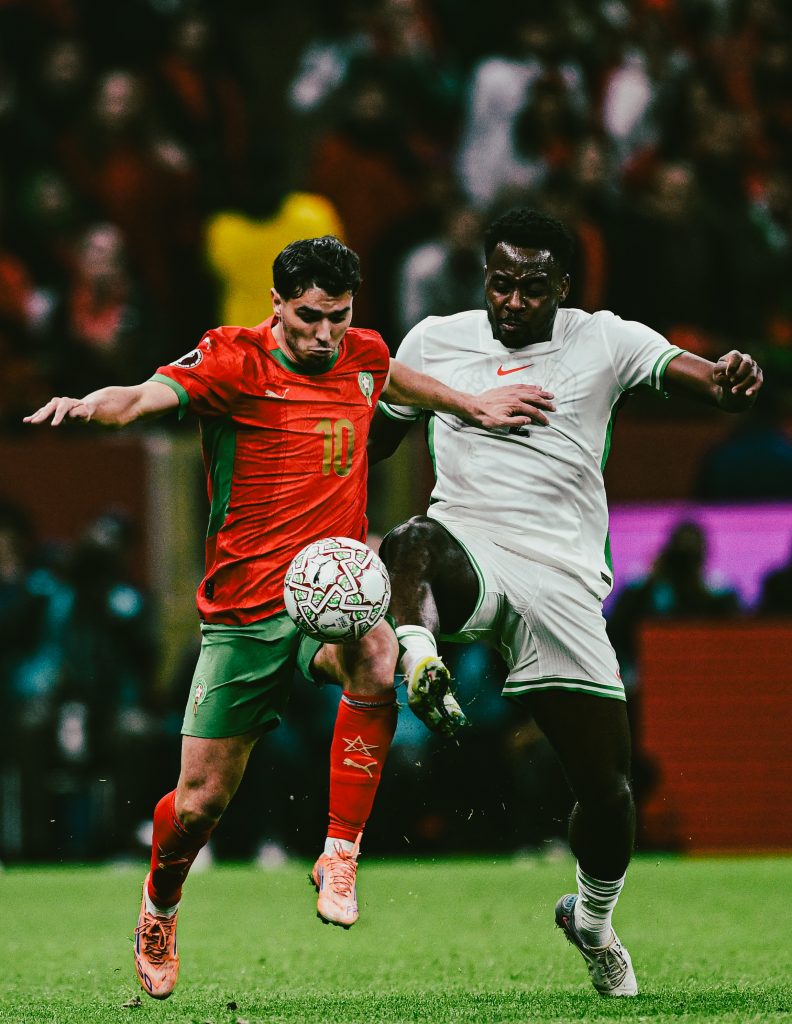 Brahim Diaz and Bright Osayi-Samuel (Photo Credit: @CAF_Online via X)