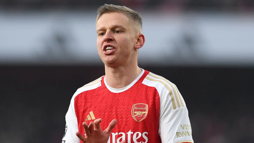 Oleksandr Zinchenko (Photo Credit: Arsenal website)