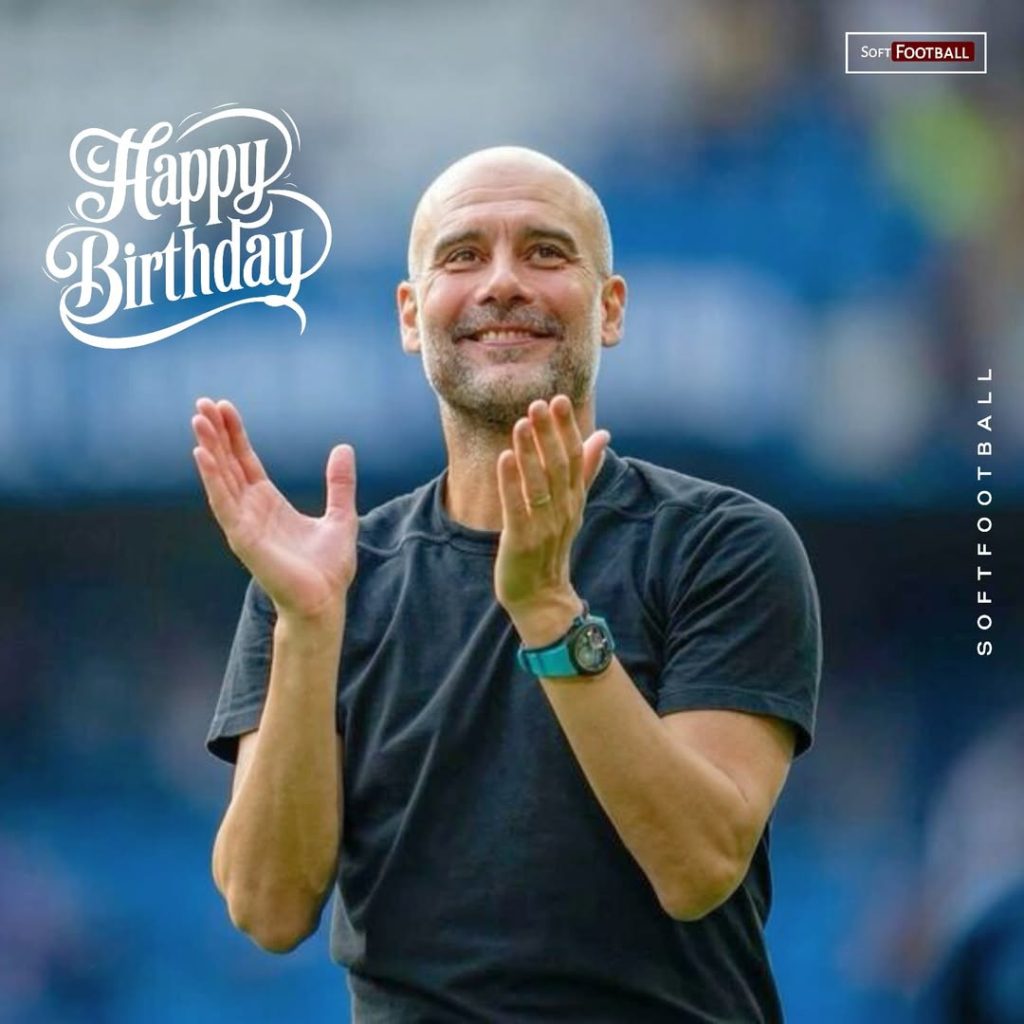 Happy Birthday Pep Guardiola as City Boss Turns 55 Amid Season Tests - Photo Credit : Softfootball, Facebook