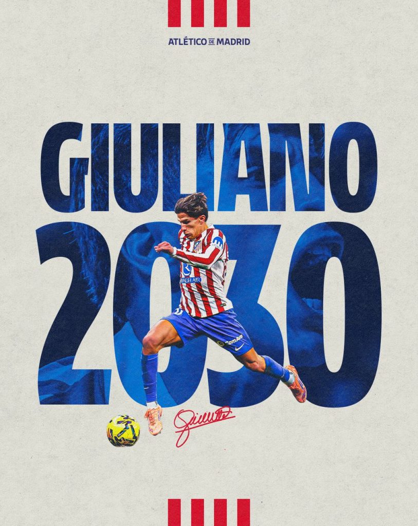 Giuliano Simeone (Photo Credit: Atletico Madrid Via X)