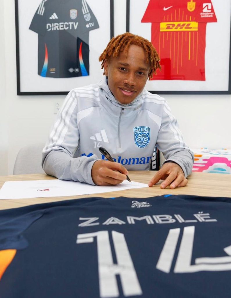 Bryan Zamblé - Photo credit: San Diego FC media