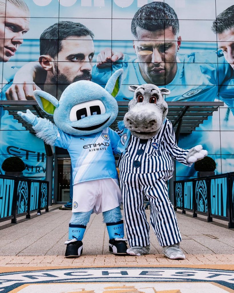 Manchester City have partnered with Silentnight as official sleep partner - Photo credit: Manchester City via X