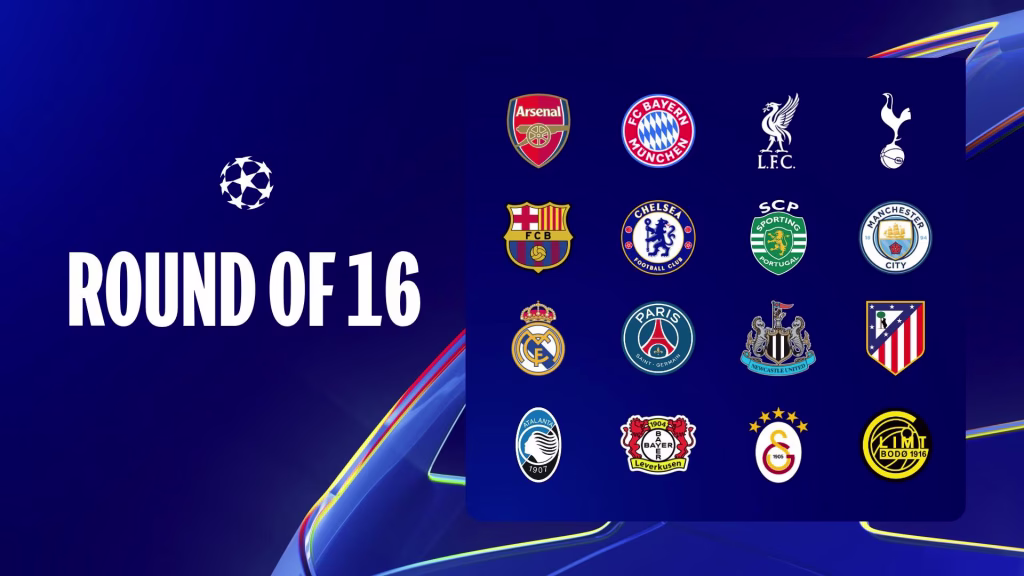 Champions League 25:26 round of 16 draw - Photo Credit : UEFA