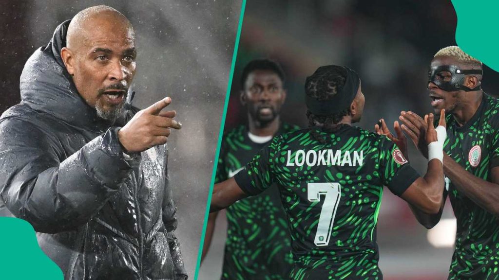 Eric Chelle, Victor Osimhen and Ademola Lookman - Photo Credit : Legit.ng