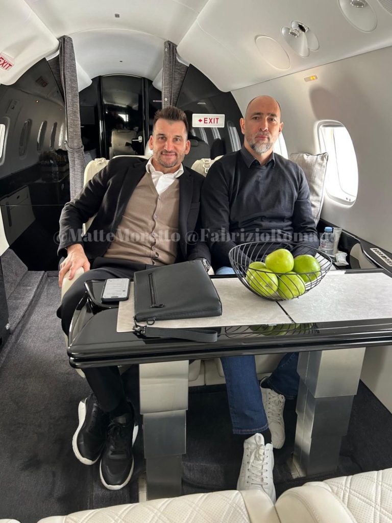 Igor Tudor and Anthony Serić- Photo credit: Fabrizio Romano via X