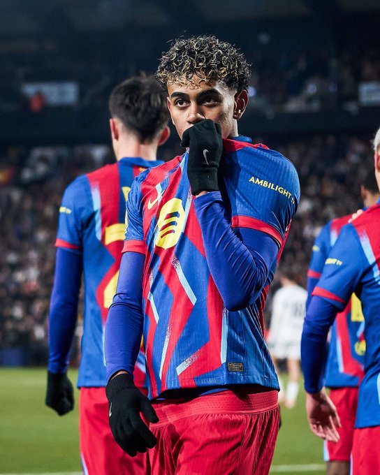 Yamal Lamine. (photo credit: Fabrizo romano via x)