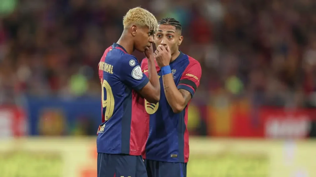 Raphinha and Lamine Yamal - Photo Credit : Football365